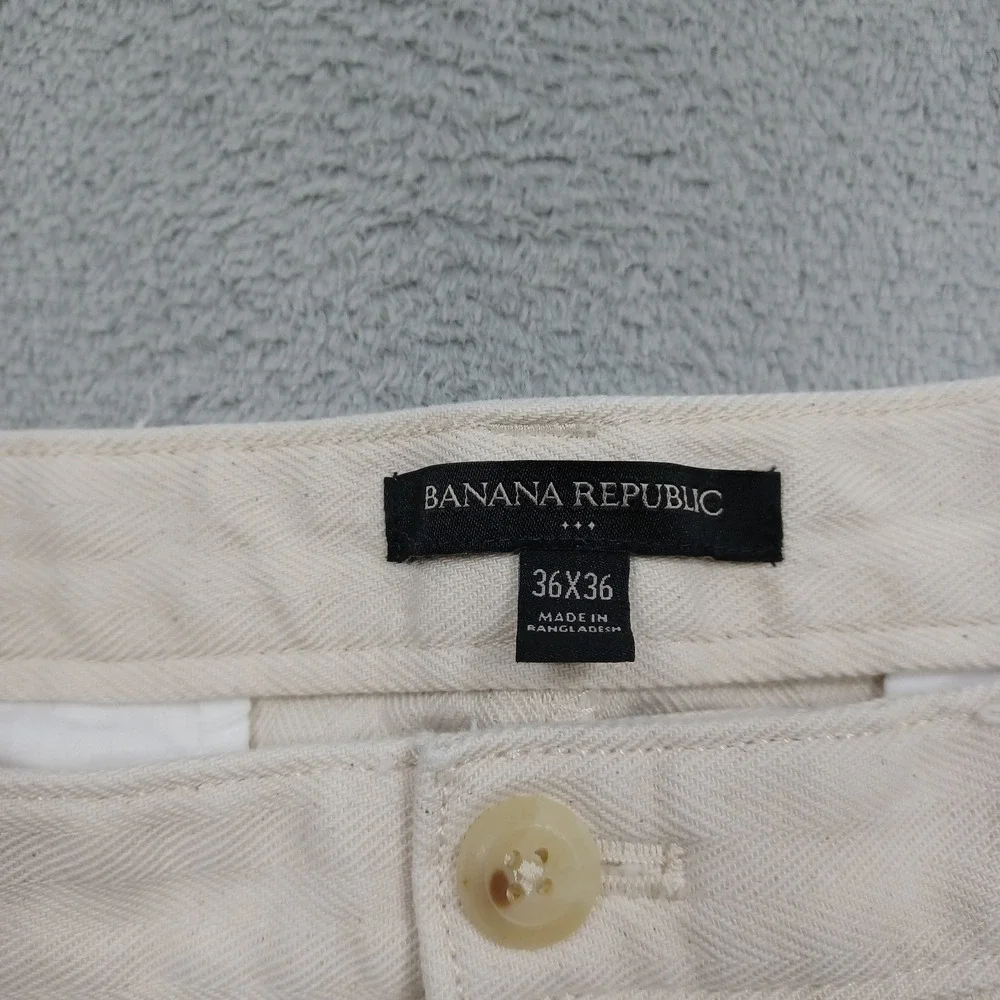 Banana Republic Pants Mens 36x32 Brown Straight Preppy Chino Cotton